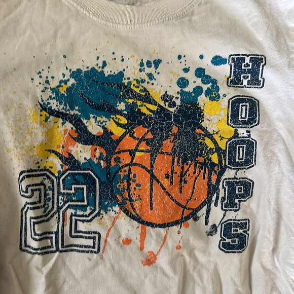 Children’s place basketball graphic tee size 5/6 - Picture 2 of 3